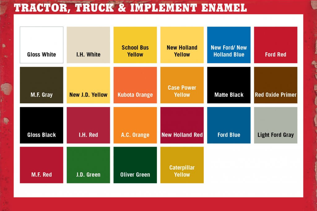 Tractor Supply Colors - Majic Paints