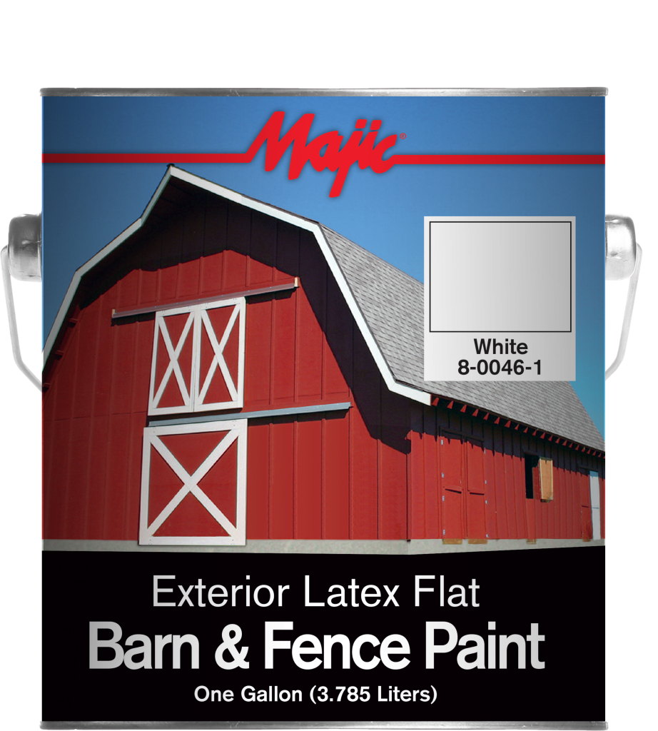 General Paint 900-5G Premium 5 Gallon White Flat Latex Paint: Barn & Fence  Latex Based Paint (042909039637-2)
